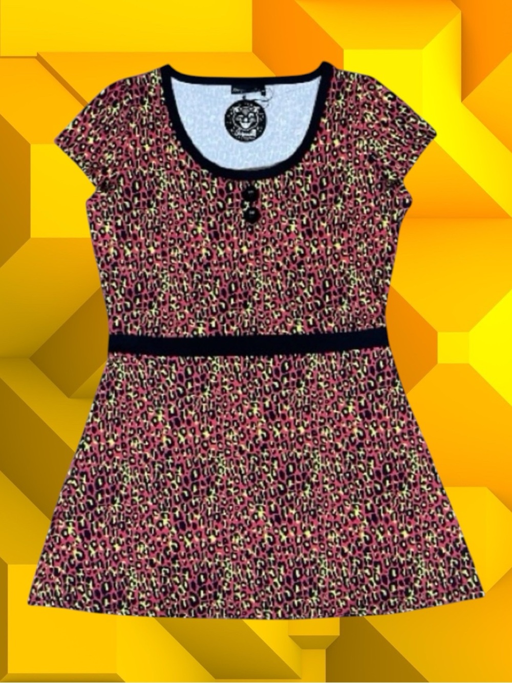 Sourpuss NWT Retro Punk Rockabilly Psychobilly Pin-Up Alt Maximalism Dress 3XL